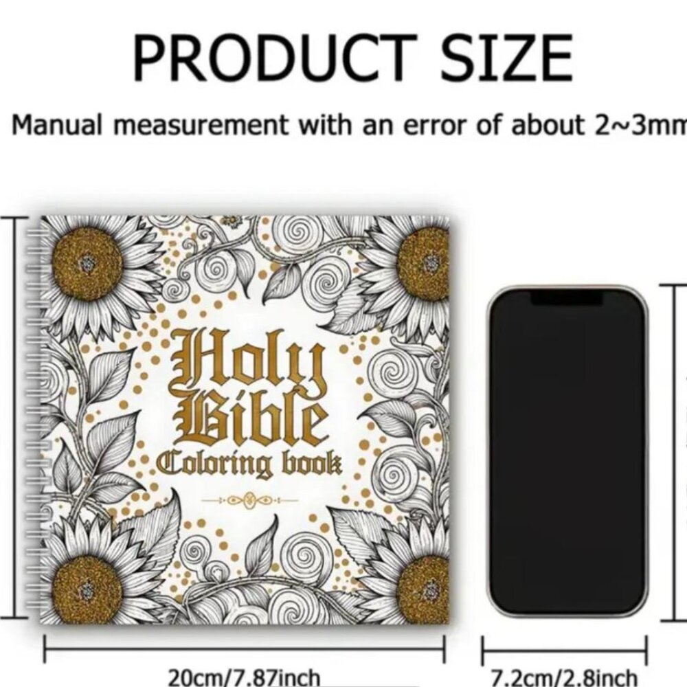 NEW - Advanced Coloring Book "Color The Bible" Messages & Quotes - Picture 4 of 5